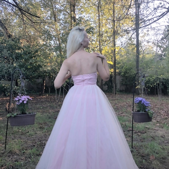 Blush pink gown - Picture 6 of 7